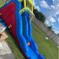 Banzai double drop raceway best sale 2 lane water slide